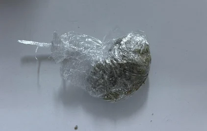 Substanțele găsite asupra sa FOTO: Poliția Capitalei