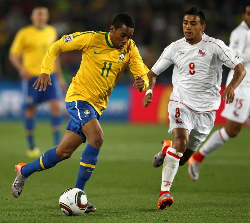 
    Robinho în acţiune  
