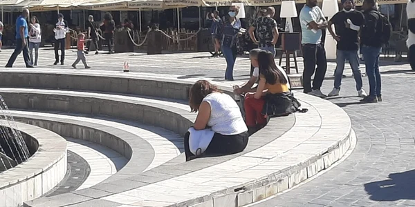 Centrul Istoric al Braşovului este plin de turişti FOTO Ioan Buciumar