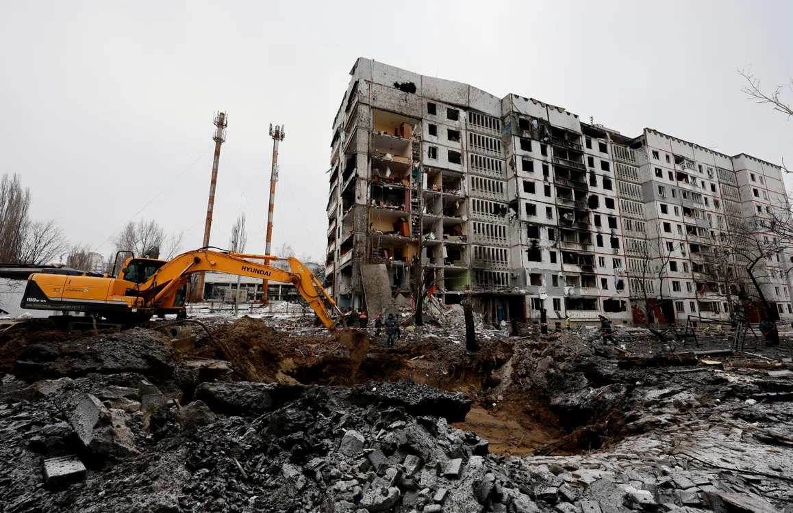 Atac cu rachete asupra Harkovului FOTO EPA-EFE