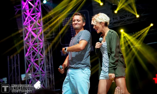 Florin Grozea a fost foarte emoţionat în concert pentru că şi a amintit de începuturile trupei jpeg