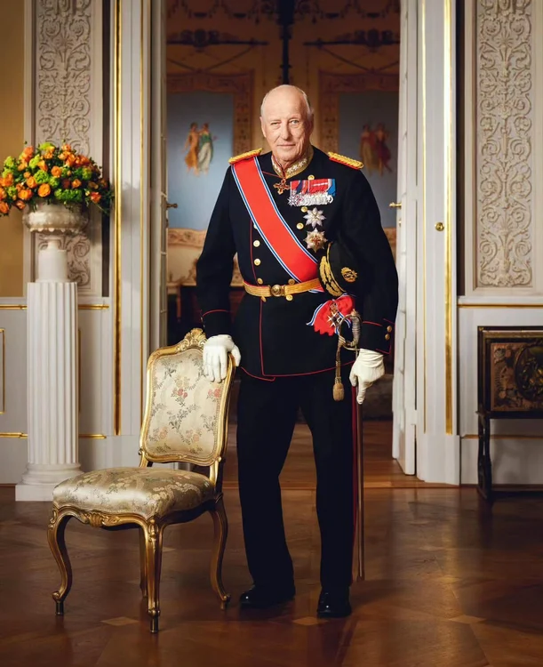 Regele Harald e din nou la spital Casa Regala norvegiana jpg