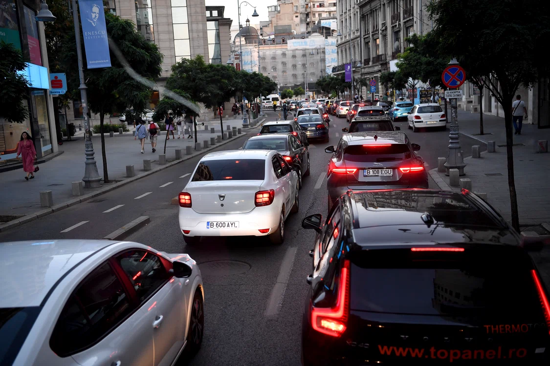 Trafic de coșmar, în București Foto: Inquam Photos Octav Ganea
