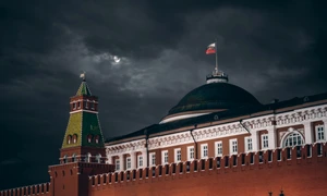 kremlin nori negri noapte foto shutterstock