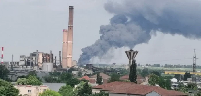 Incendiu uriaş în Oradea