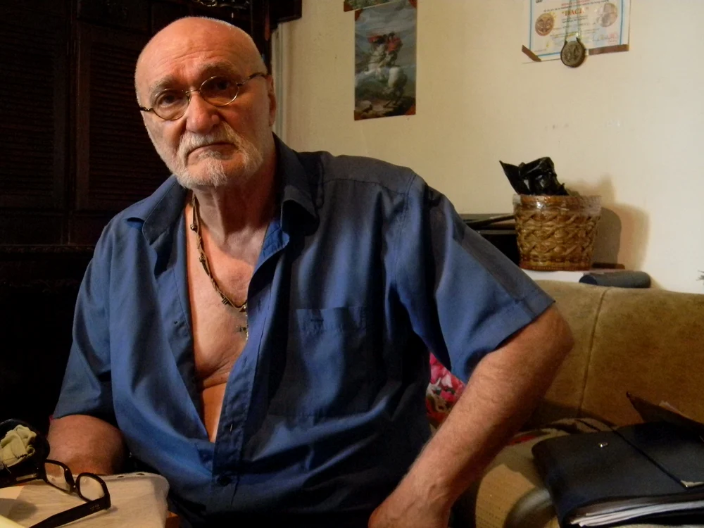 Cascadorul Adrian Ștefănescu, in prezent pensionar
