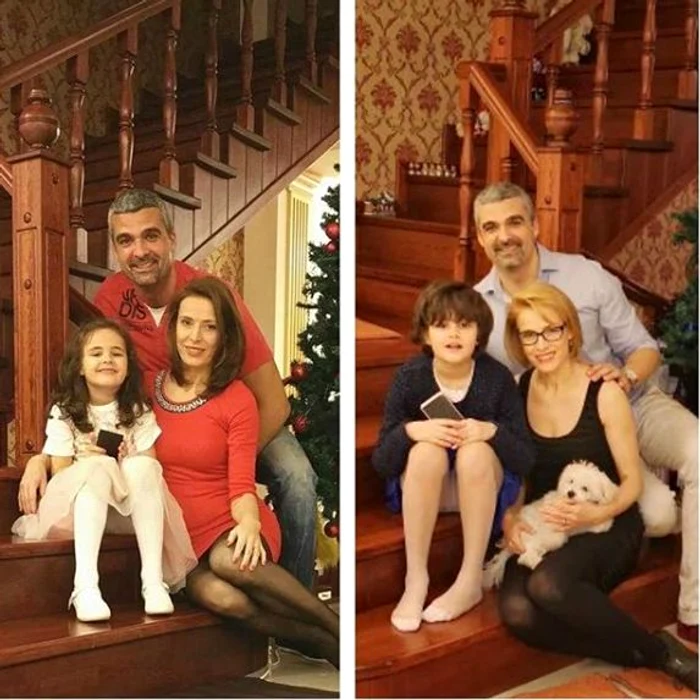Familia lui Aurelian Temișan, la diferență de trei ani