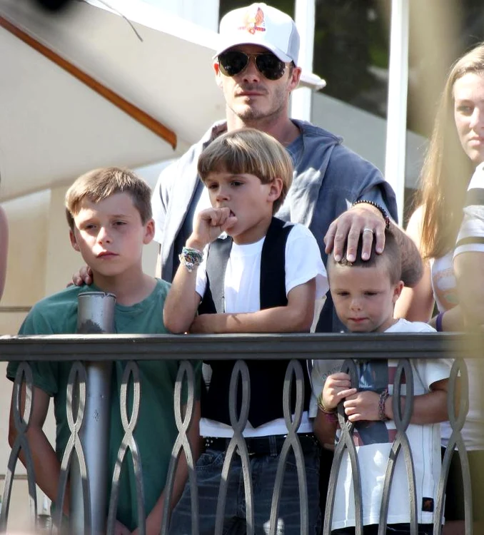 David Beckham şi copiii