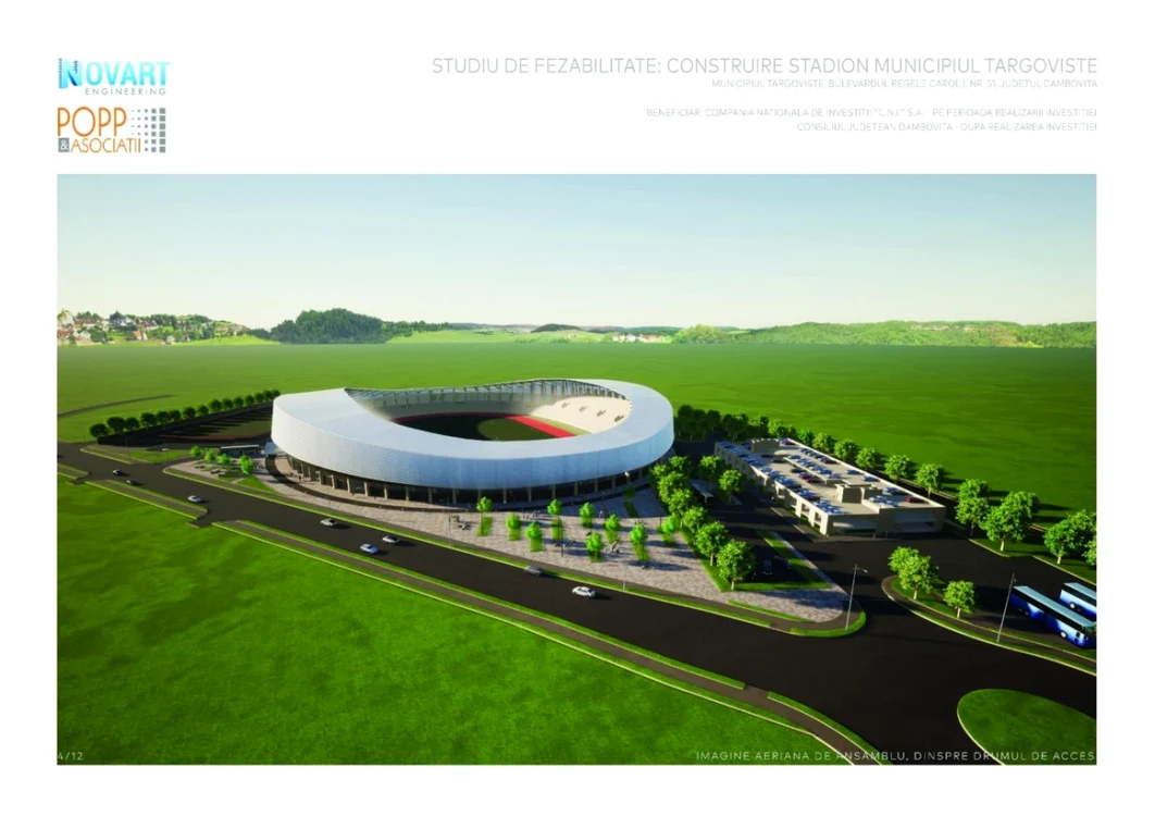 Machetă stadion CJ Dâmboviţa