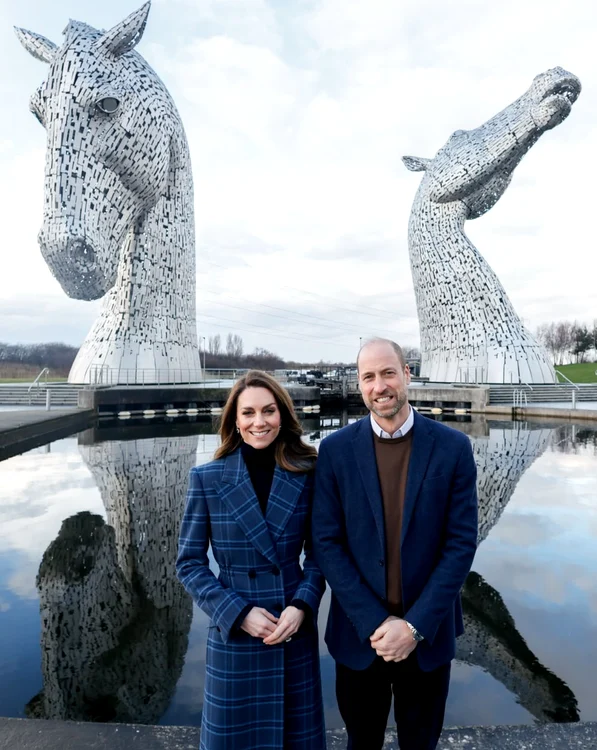 Kate și William în Scoția, Instagram png