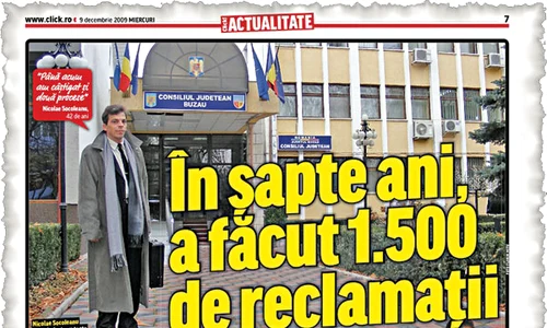 Click! v a relatat, în decembrie  2009, povestea procesomanului  din Buzău jpeg