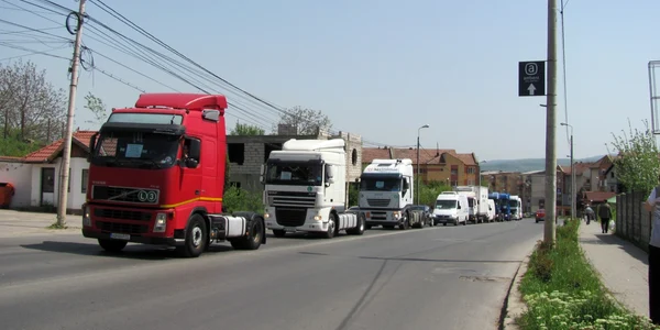 protest camioane alba