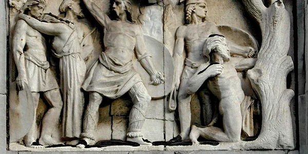 Liège, Palais Provincial, épisodes des guerres d'Ambiorix jpg