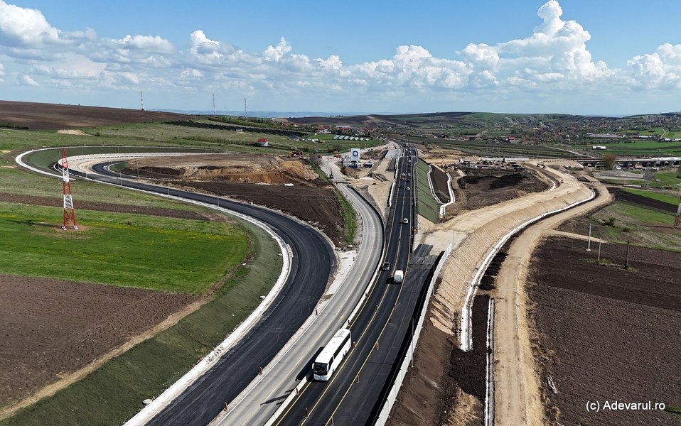 Nod rutier important construit între Cluj-Napoca și Turda. Cum s-a lucrat pe noul drum expres al Clujului