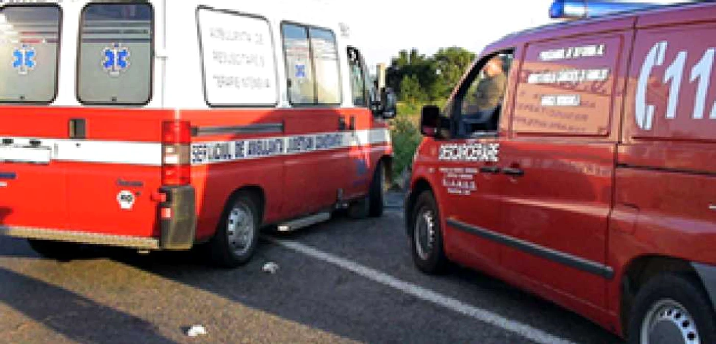 La locul accidentului a ajuns și un echipaj de la descarcerare
