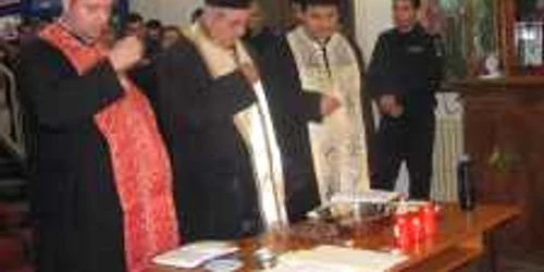 Preoţii s-au rugat pentru sănătatea şi bunăstarea jandarmilor giurgiuveni