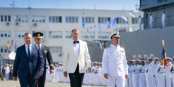 Klaus Iohannis la Ziua Marinei FOTO Administraţia p