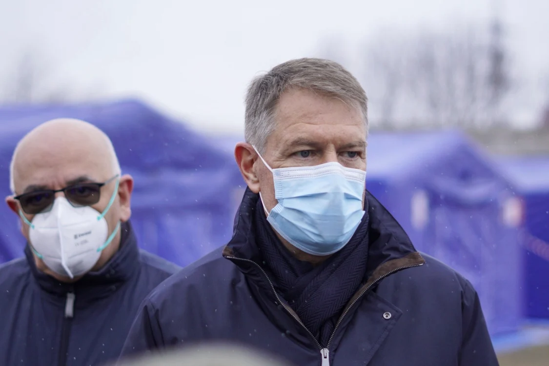 Klaus Iohannis în Vama de la Siret FOTO Inquam Photos / Casian Mitu