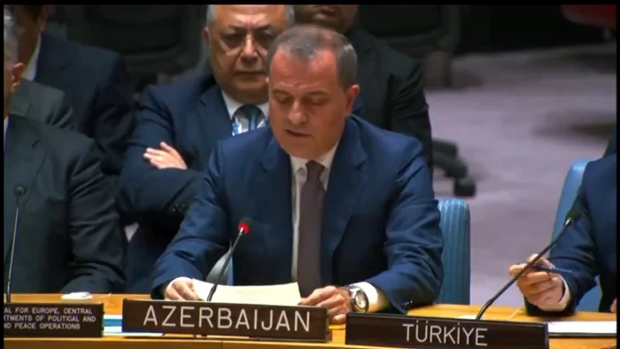 Ministrul de externe azer Djeyhun Bairamov  FOTO Captură X