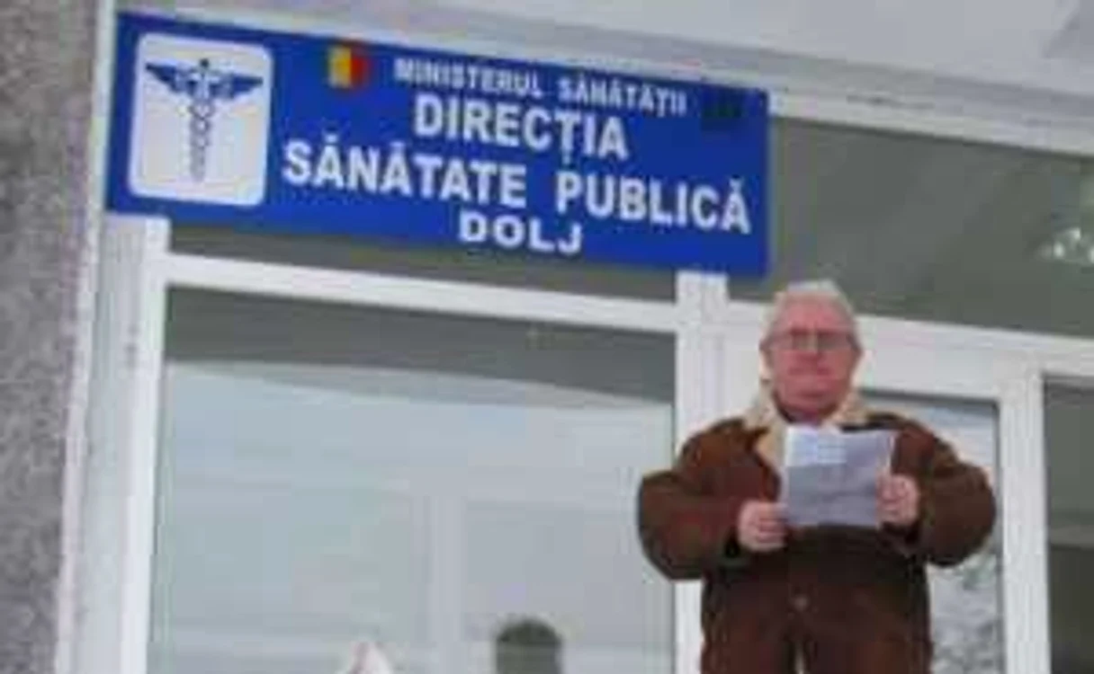 Doctorul Doru Gofiţă, managerul Spitalului Orăşenesc Segarcea. 
