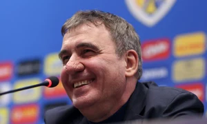 Conferință de presă în care este prezentat Gică Hagi ca fiind noul selecționer al echipei naționale de fotbal, la sediul FRF din București, 20 aprilie 2026.  Inquam Photos / George Călin