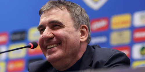 Conferință de presă în care este prezentat Gică Hagi ca fiind noul selecționer al echipei naționale de fotbal, la sediul FRF din București, 20 aprilie 2026.  Inquam Photos / George Călin