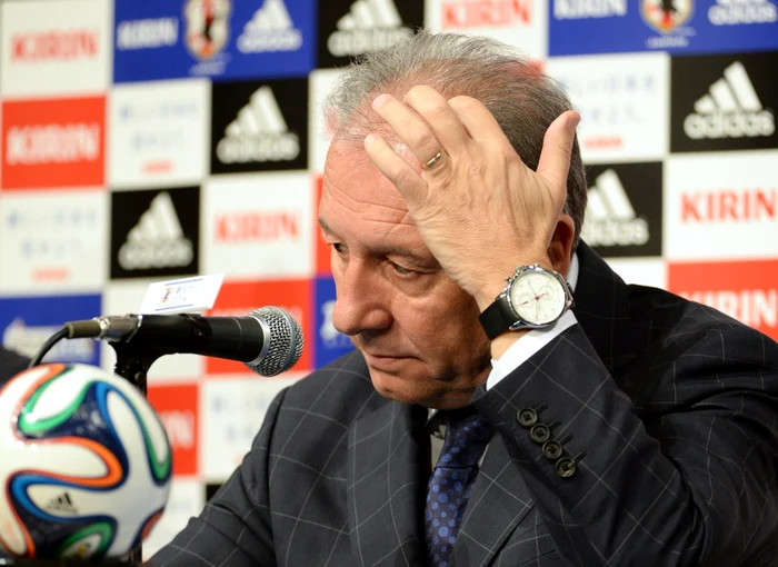 Alberto Zaccheroni, selecţionerul Japoniei FOTO AFP