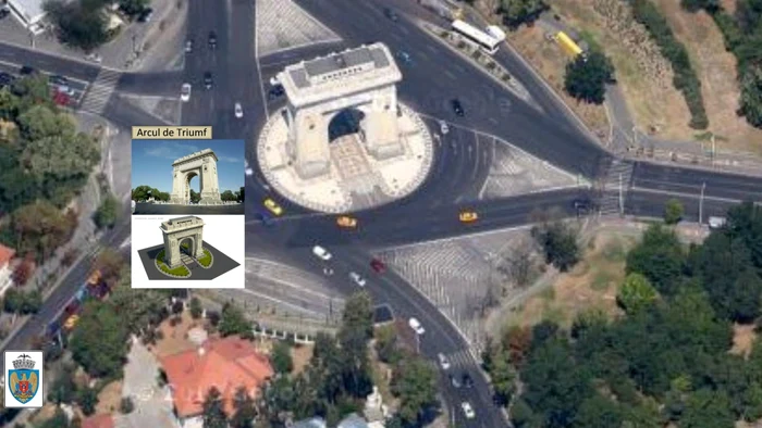 Arcul de Triumf va fi renovat cu fonduri europene. FOTO PMB