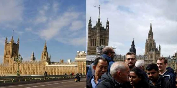 colaj Buckingham Tower Bridge FOTO Guliver / Getty Images si EPA-EFE