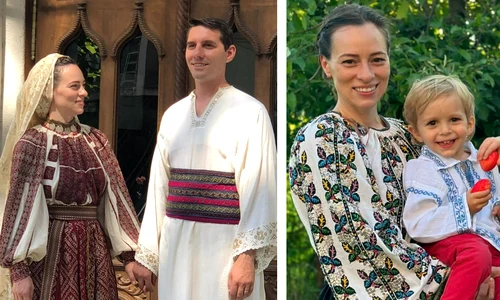 Nicolae și Alina ai României în port popular 2 jpg