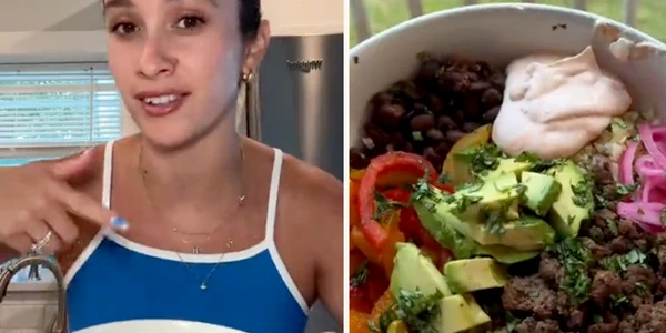 high protein high fiber dinner bowl by @saraxashleyy jpg