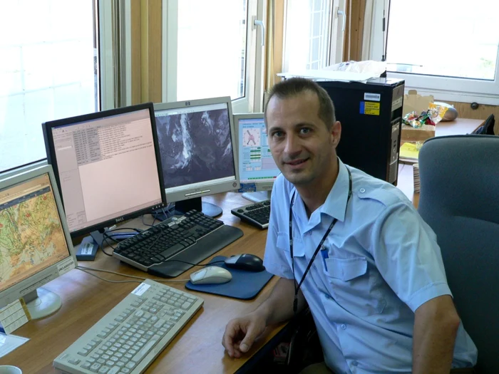 Mugur Ioniţă - meteorolog la Centrul Regional Banat-Crişana