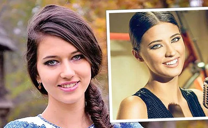 Bianca Săpunaru (16 ani) este solistă de muzică populară, în Târgu Jiu