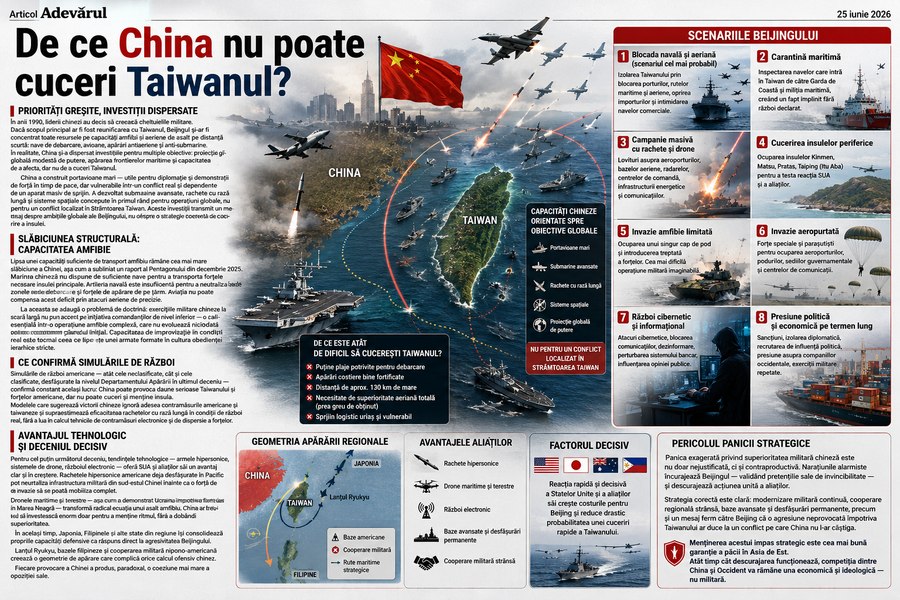 Why China cannot conquer Taiwan?