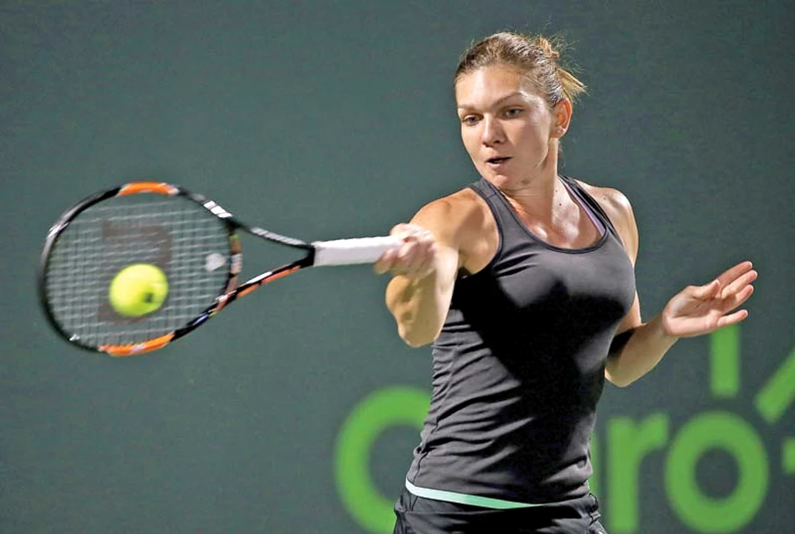 
    Simona Halep va juca  diseară în sferturile  turneului de la MiamiFoto: Guliver/Getty Images  