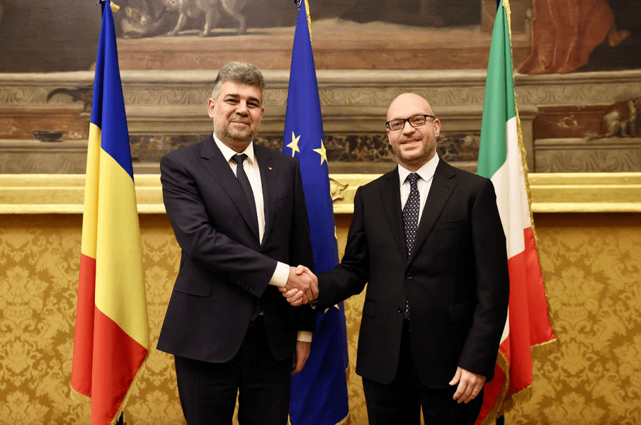 Ciolacu, întâlnire cu omologul italian. Discuții despre provocările la nivel european