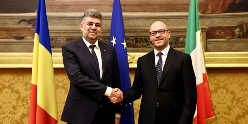 Ciolacu, întrevedere cu omologul italian FOTO: Facebook