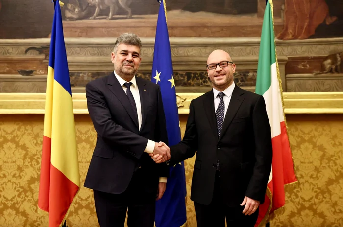 Ciolacu, întrevedere cu omologul italian FOTO: Facebook
