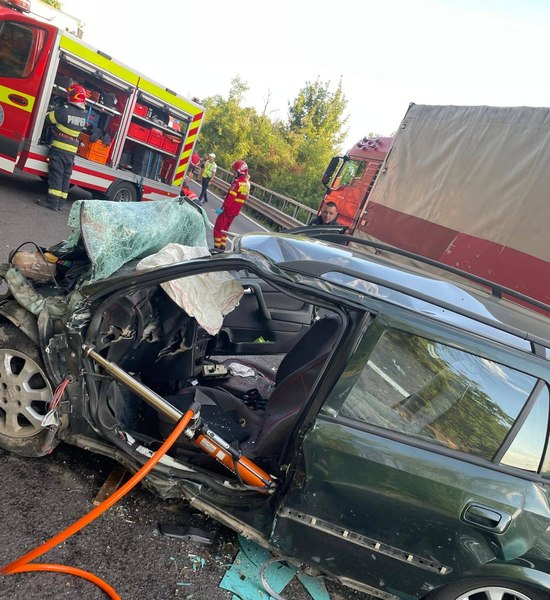 Un șofer a murit într-un grav accident pe DN7,  în județul Vâlcea