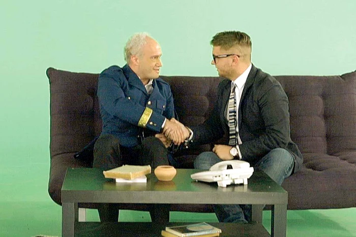 Sceneta cu Codin Maticiuc, în emisiunea „Jurnalul unui burlac” de la Prima TV (FOTO: PRIMA TV)