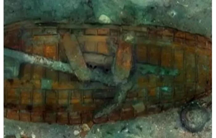 Imagine cu epava descoperită recent la Alexandria. FOTO: captura YouTbube/Hilti Foundatio