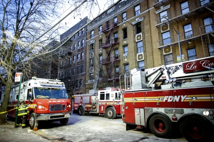 Incendiu bronx New York FOTO AFP