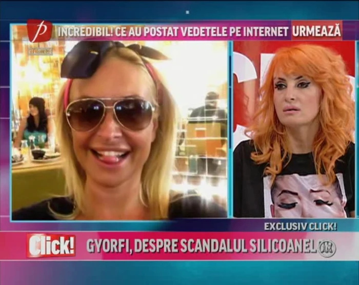 Daniela a fost în platoul emisiunii Click! de la Prima Tv