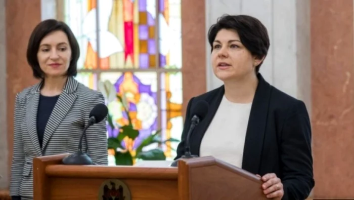 Maia Sandu şi Natalia Gavriliţă