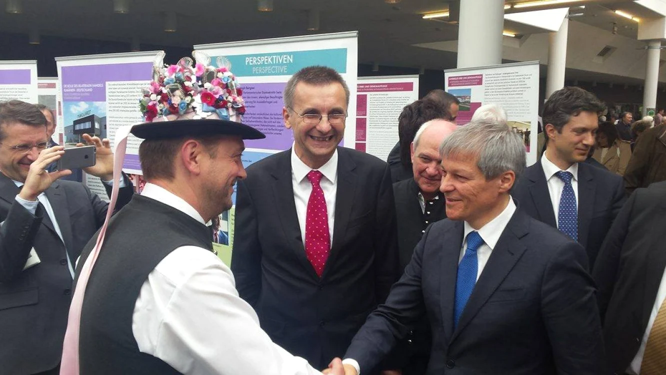 Dacian Cioloş într-o vizită la Ulm FOTO Ştefan Both