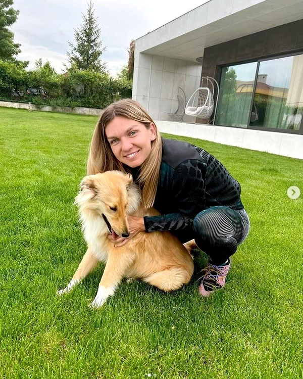 Simona, pe domeniul său de la Snagov. Foto Instagram 
