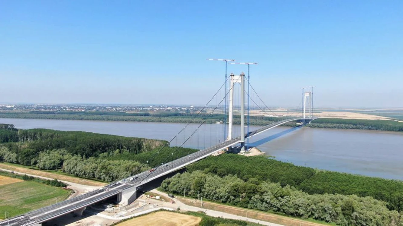 Podul de la Brăila. Foto CNAIR