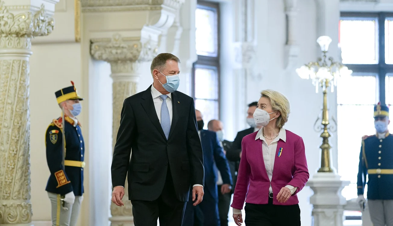 Klaus Iohannis şi Ursula von der Leyen FOTO Presidency.ro