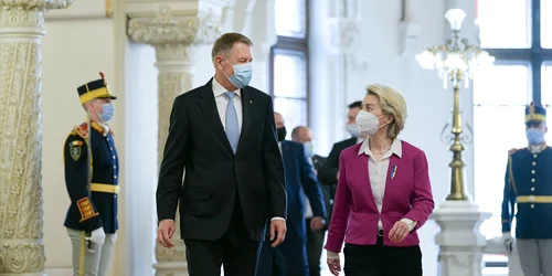 Klaus Iohannis si Ursula von der Leyen FOTO presidency