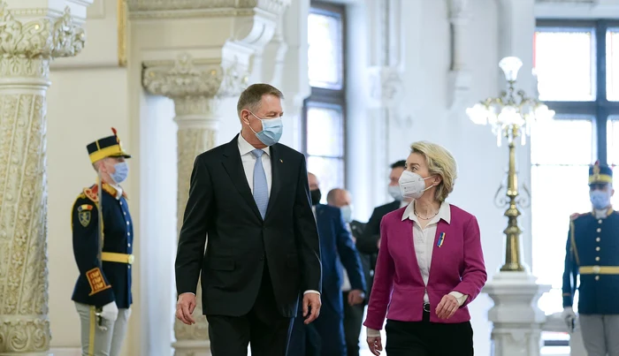 Klaus Iohannis şi Ursula von der Leyen FOTO Presidency.ro